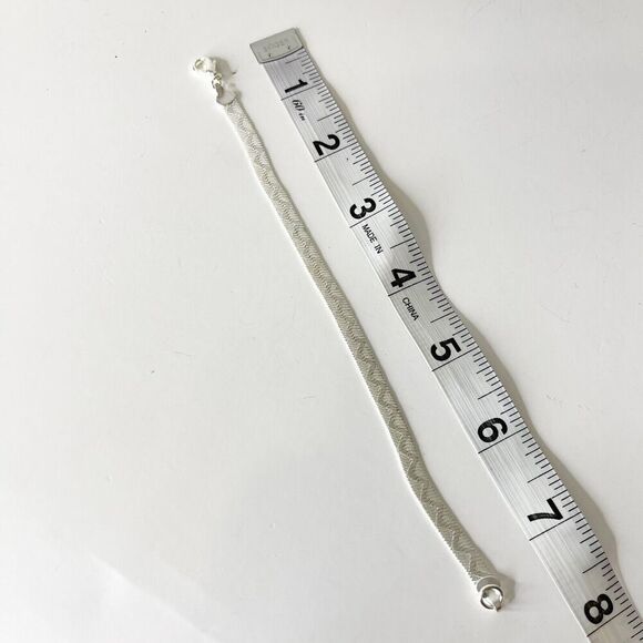 Vintage Avon Bracelet Silver Tone Chain Shiny 90s Glam Fashion Jewelry Y2K - Picture 7 of 16